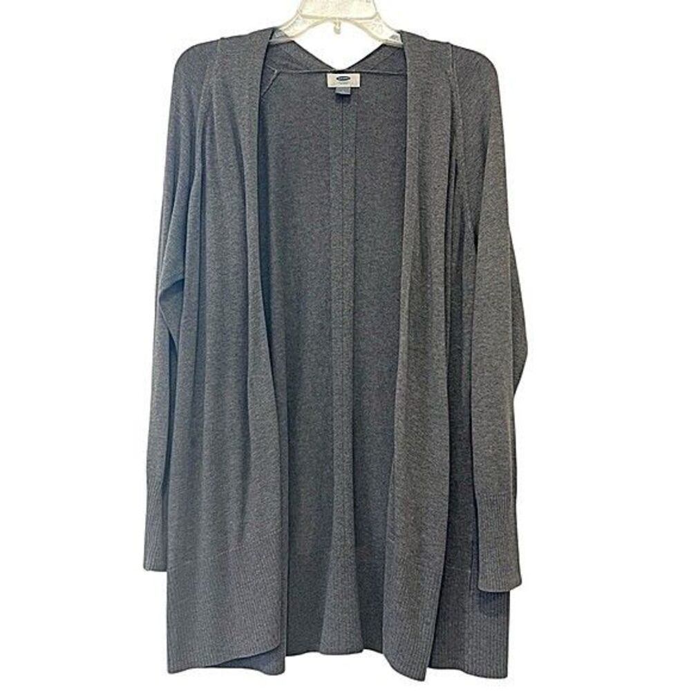 Old Navy Womens Lightweight Grey Open Cardigan Size Large